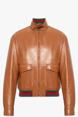 ADIDAS adiZero 2.0 Gucci | Leather jacket Gucci